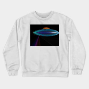 Alien Spaceship Finds No Intelligent Life in the White House Crewneck Sweatshirt